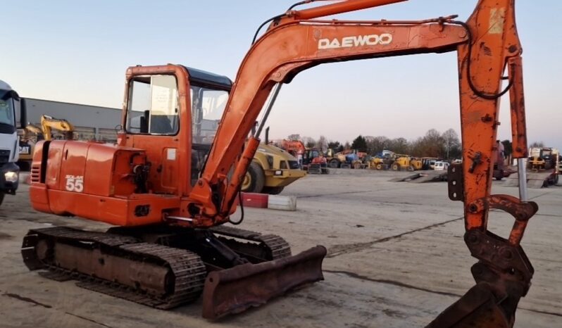 Daewoo S55 Mini Excavators For Auction: Leeds -27th, 28th, 29th, 30th November 24 @ 8:00am full