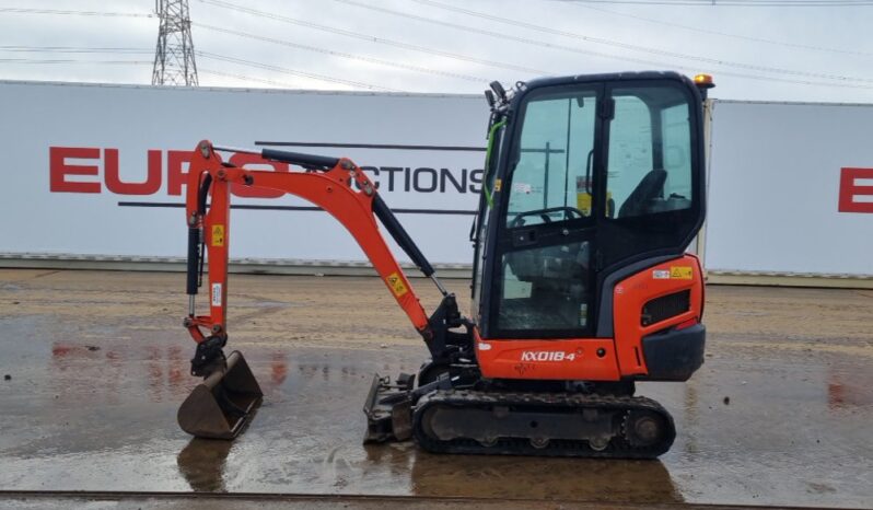 2018 Kubota KX018-4 Mini Excavators For Auction: Leeds -27th, 28th, 29th, 30th November 24 @ 8:00am full