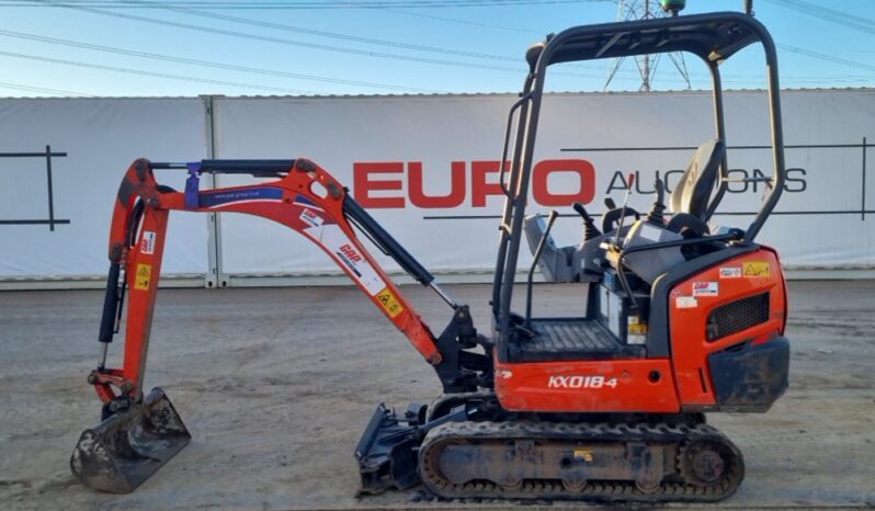 2019 Kubota KX018-4 Mini Excavators For Auction: Leeds -27th, 28th, 29th, 30th November 24 @ 8:00am full