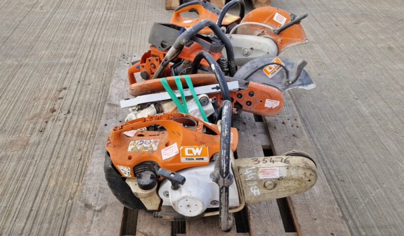 Stihl Petrol Quick Cut Saw (4 of) (Spares) Asphalt / Concrete Equipment For Auction: Leeds -27th, 28th, 29th, 30th November 24 @ 8:00am full