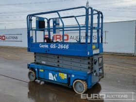 Genie GS2646 Manlifts For Auction: Leeds -27th, 28th, 29th, 30th November 24 @ 8:00am full