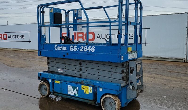 Genie GS2646 Manlifts For Auction: Leeds -27th, 28th, 29th, 30th November 24 @ 8:00am full