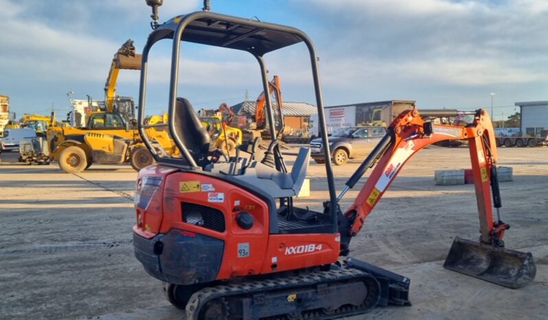 2019 Kubota KX018-4 Mini Excavators For Auction: Leeds -27th, 28th, 29th, 30th November 24 @ 8:00am full