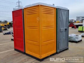 Armal Portable Single Toilet Block (4 of) (Cannot Be Reconsigned) Containers For Auction: Leeds -27th, 28th, 29th, 30th November 24 @ 8:00am full