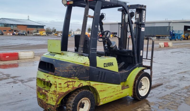 Clark C30D Forklifts For Auction: Leeds -27th, 28th, 29th, 30th November 24 @ 8:00am full