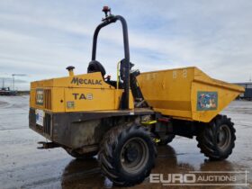 2018 Mecalac TA6 Site Dumpers For Auction: Leeds -27th, 28th, 29th, 30th November 24 @ 8:00am full