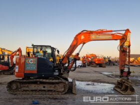 2020 Hitachi ZX85USB-6 6 Ton+ Excavators For Auction: Leeds -27th, 28th, 29th, 30th November 24 @ 8:00am full