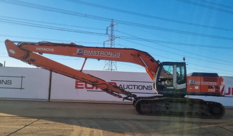 Hitachi ZX280LC-3 20 Ton+ Excavators For Auction: Leeds -27th, 28th, 29th, 30th November 24 @ 8:00am full