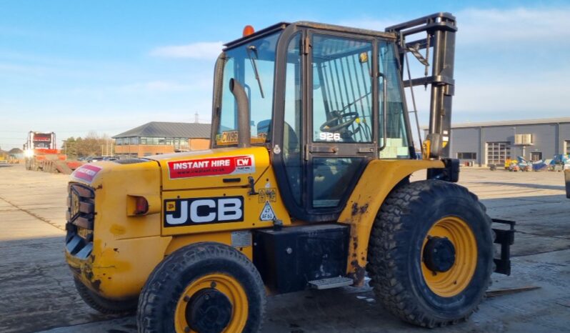 2012 JCB 926-4 Rough Terrain Forklifts For Auction: Leeds -27th, 28th, 29th, 30th November 24 @ 8:00am full