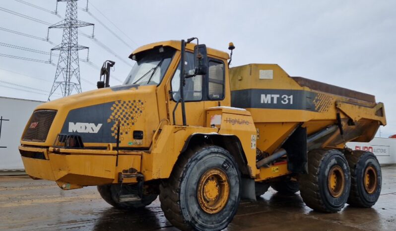 Moxy MT31 Articulated Dumptrucks For Auction: Leeds -27th, 28th, 29th, 30th November 24 @ 8:00am