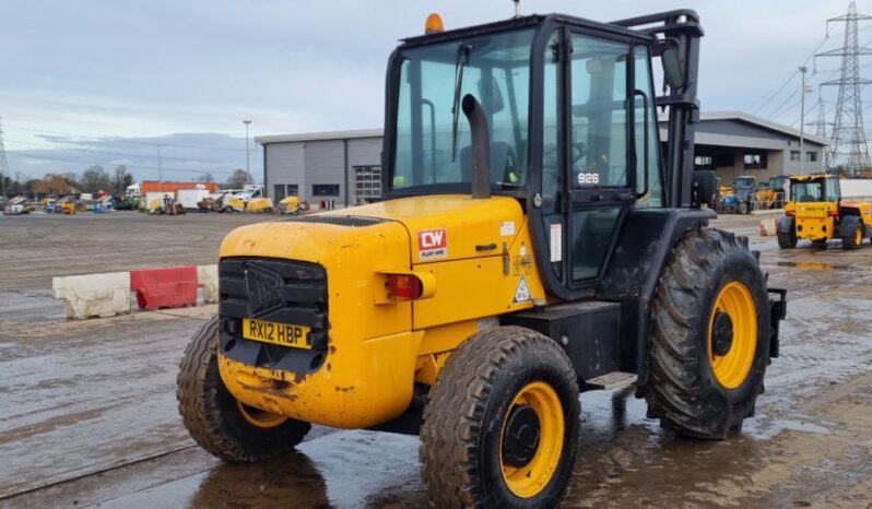 2012 JCB 926-4 Rough Terrain Forklifts For Auction: Leeds -27th, 28th, 29th, 30th November 24 @ 8:00am full