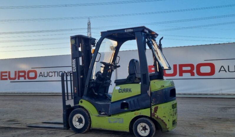 2015 Clark C20SD Forklifts For Auction: Leeds -27th, 28th, 29th, 30th November 24 @ 8:00am full