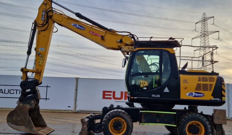 2019 JCB JS175W Wheeled Excavators For Auction: Leeds -27th, 28th, 29th, 30th November 24 @ 8:00am full