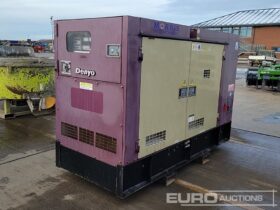 2015 Denyo 60kVA Static Generator, Isuzu Engine Generators For Auction: Leeds -27th, 28th, 29th, 30th November 24 @ 8:00am