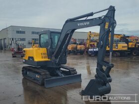 2019 Volvo EC55D Mini Excavators For Auction: Leeds -27th, 28th, 29th, 30th November 24 @ 8:00am full