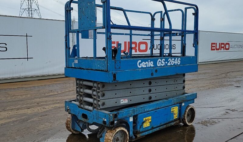 Genie GS2646 Manlifts For Auction: Leeds -27th, 28th, 29th, 30th November 24 @ 8:00am