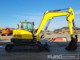 2021 Wacker Neuson EZ80 6 Ton+ Excavators For Auction: Leeds -27th, 28th, 29th, 30th November 24 @ 8:00am full