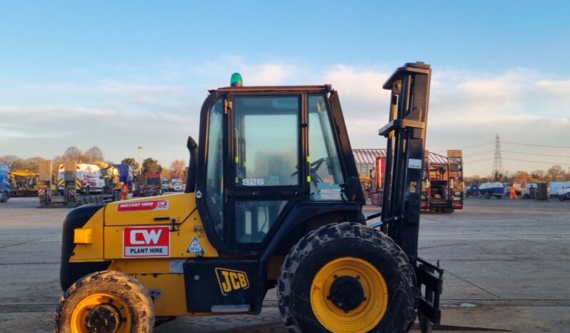 2012 JCB 926-4 Rough Terrain Forklifts For Auction: Leeds -27th, 28th, 29th, 30th November 24 @ 8:00am full