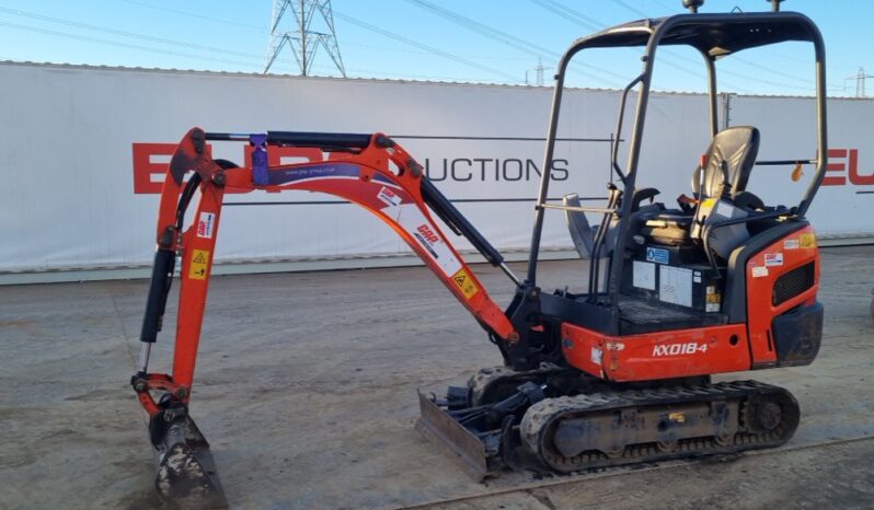 2019 Kubota KX018-4 Mini Excavators For Auction: Leeds -27th, 28th, 29th, 30th November 24 @ 8:00am