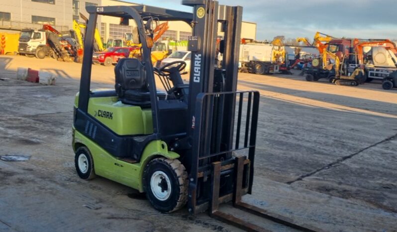 2016 Clark C18D Forklifts For Auction: Leeds -27th, 28th, 29th, 30th November 24 @ 8:00am full