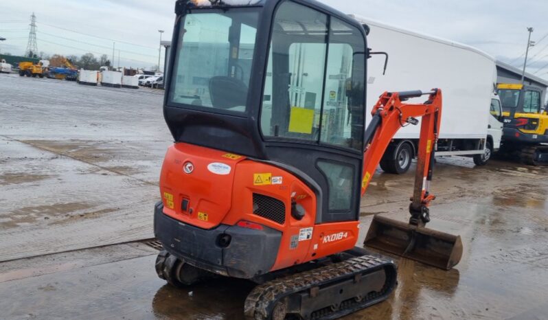 2018 Kubota KX018-4 Mini Excavators For Auction: Leeds -27th, 28th, 29th, 30th November 24 @ 8:00am full