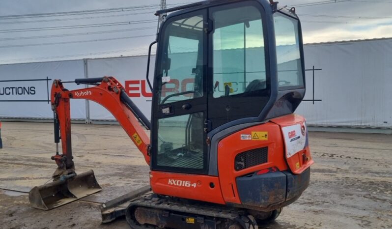 2017 Kubota KX016-4 Mini Excavators For Auction: Leeds -27th, 28th, 29th, 30th November 24 @ 8:00am full