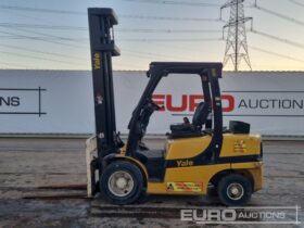 2019 Yale GDP35VX Forklifts For Auction: Leeds -27th, 28th, 29th, 30th November 24 @ 8:00am full