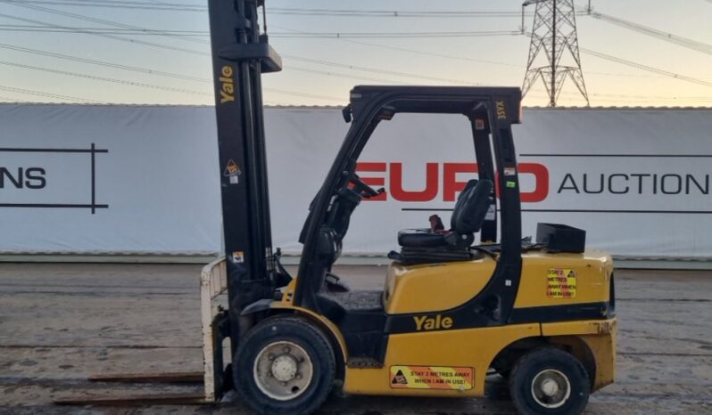 2019 Yale GDP35VX Forklifts For Auction: Leeds -27th, 28th, 29th, 30th November 24 @ 8:00am full