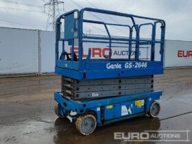 Genie GS2646 Manlifts For Auction: Leeds -27th, 28th, 29th, 30th November 24 @ 8:00am