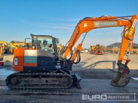 2020 Hitachi ZX85USB-6 6 Ton+ Excavators For Auction: Leeds -27th, 28th, 29th, 30th November 24 @ 8:00am full