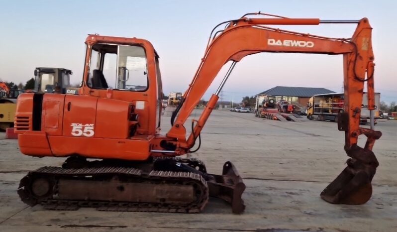 Daewoo S55 Mini Excavators For Auction: Leeds -27th, 28th, 29th, 30th November 24 @ 8:00am full