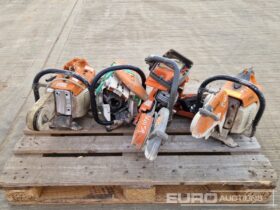 Stihl Petrol Quick Cut Saw (4 of) (Spares) Asphalt / Concrete Equipment For Auction: Leeds -27th, 28th, 29th, 30th November 24 @ 8:00am full