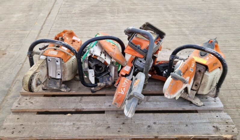 Stihl Petrol Quick Cut Saw (4 of) (Spares) Asphalt / Concrete Equipment For Auction: Leeds -27th, 28th, 29th, 30th November 24 @ 8:00am full