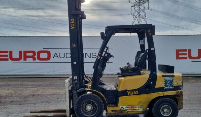 2013 Yale GDP35VX Forklifts For Auction: Leeds -27th, 28th, 29th, 30th November 24 @ 8:00am full