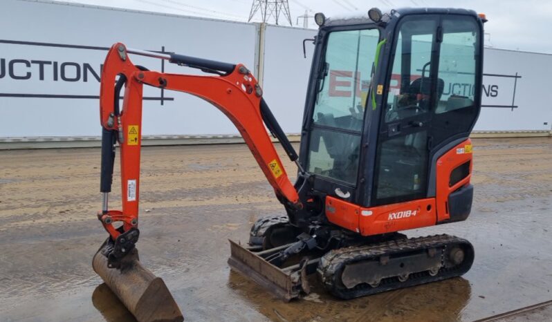 2018 Kubota KX018-4 Mini Excavators For Auction: Leeds -27th, 28th, 29th, 30th November 24 @ 8:00am