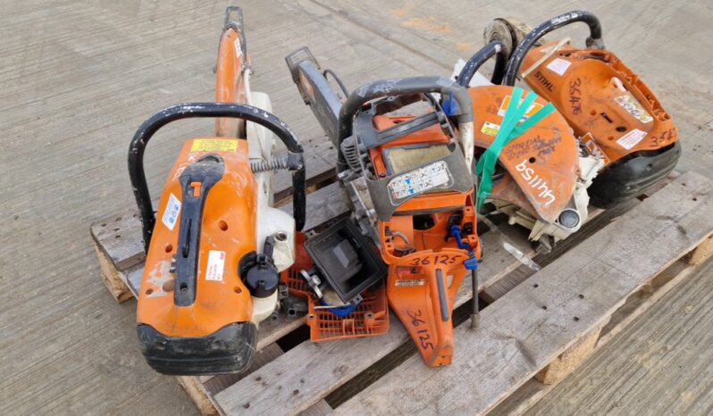 Stihl Petrol Quick Cut Saw (4 of) (Spares) Asphalt / Concrete Equipment For Auction: Leeds -27th, 28th, 29th, 30th November 24 @ 8:00am full