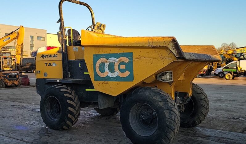 2018 Mecalac TA9 Site Dumpers For Auction: Leeds -27th, 28th, 29th, 30th November 24 @ 8:00am full