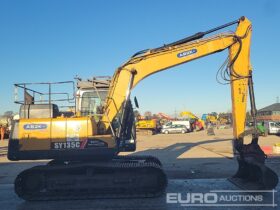 2017 Sany SY135C 10 Ton+ Excavators For Auction: Leeds -27th, 28th, 29th, 30th November 24 @ 8:00am full