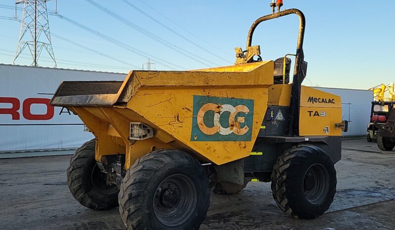 2018 Mecalac TA9 Site Dumpers For Auction: Leeds -27th, 28th, 29th, 30th November 24 @ 8:00am