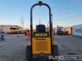 2017 Thwaites 3 Ton Site Dumpers For Auction: Leeds -27th, 28th, 29th, 30th November 24 @ 8:00am full