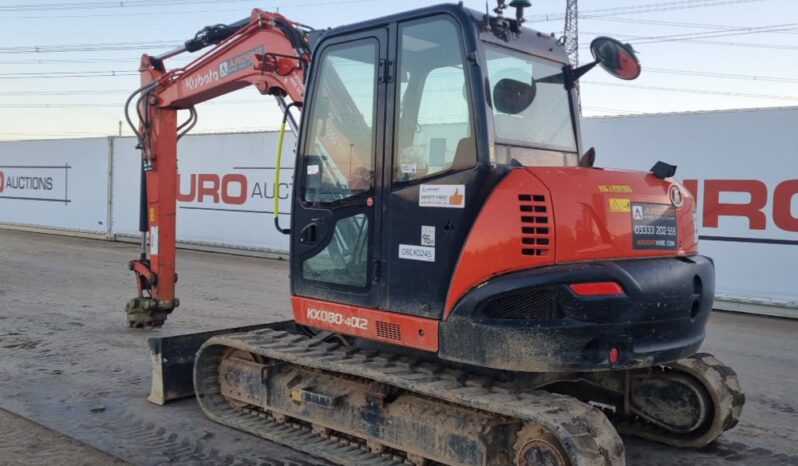 2021 Kubota KX080-4A2 6 Ton+ Excavators For Auction: Leeds -27th, 28th, 29th, 30th November 24 @ 8:00am full