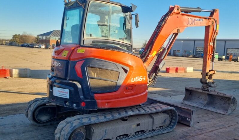 2021 Kubota U56-5 Mini Excavators For Auction: Leeds -27th, 28th, 29th, 30th November 24 @ 8:00am full