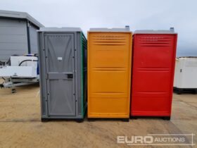 Armal Single Toilet Unit (3 of) (Cannot Be Reconsigned) Containers For Auction: Leeds -27th, 28th, 29th, 30th November 24 @ 8:00am full