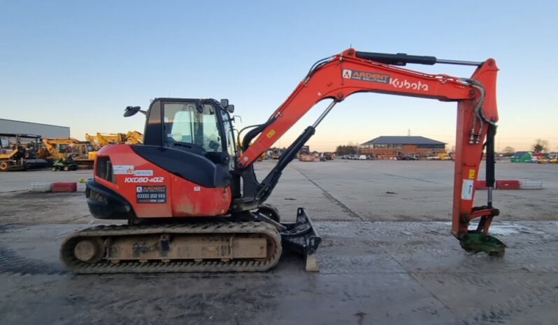 2021 Kubota KX080-4A2 6 Ton+ Excavators For Auction: Leeds -27th, 28th, 29th, 30th November 24 @ 8:00am full