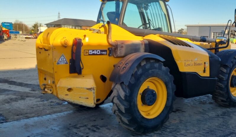 2018 JCB 540-140 Hi Viz Telehandlers For Auction: Leeds -27th, 28th, 29th, 30th November 24 @ 8:00am full