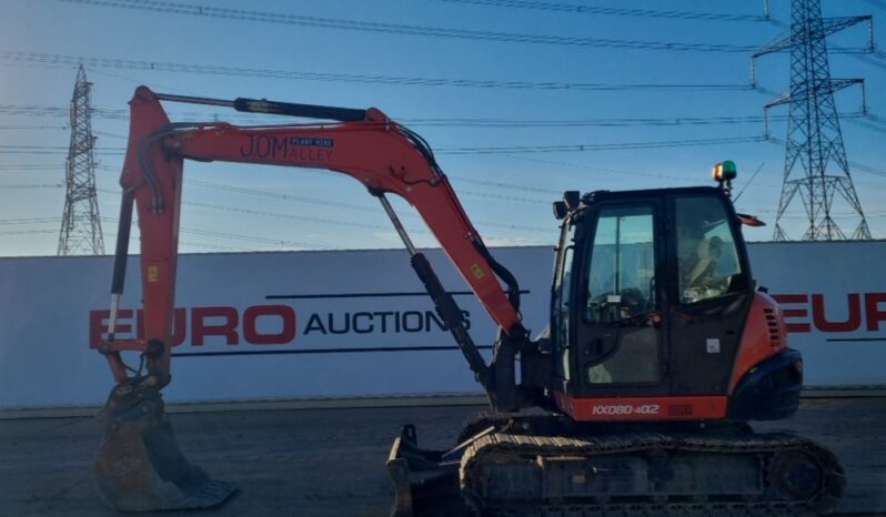 2021 Kubota KX080-4 6 Ton+ Excavators For Auction: Leeds -27th, 28th, 29th, 30th November 24 @ 8:00am full