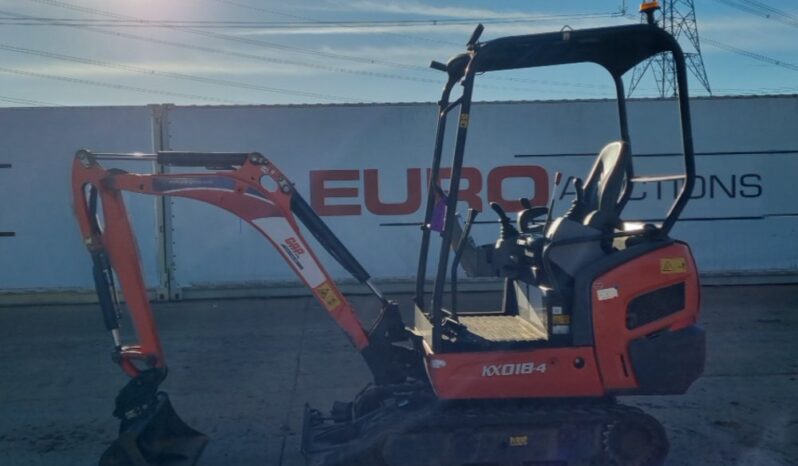 2018 Kubota KX018-4 Mini Excavators For Auction: Leeds -27th, 28th, 29th, 30th November 24 @ 8:00am full