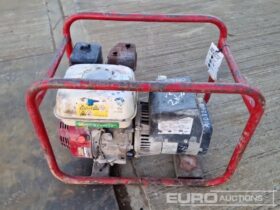 2019 HGI Petrol 3kVA Generator Generators For Auction: Leeds -27th, 28th, 29th, 30th November 24 @ 8:00am full