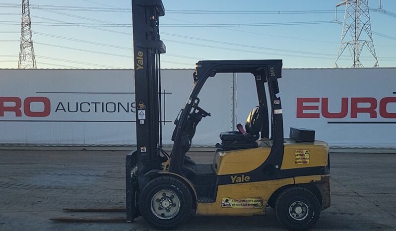 2019 Yale GDP35VX Forklifts For Auction: Leeds -27th, 28th, 29th, 30th November 24 @ 8:00am full