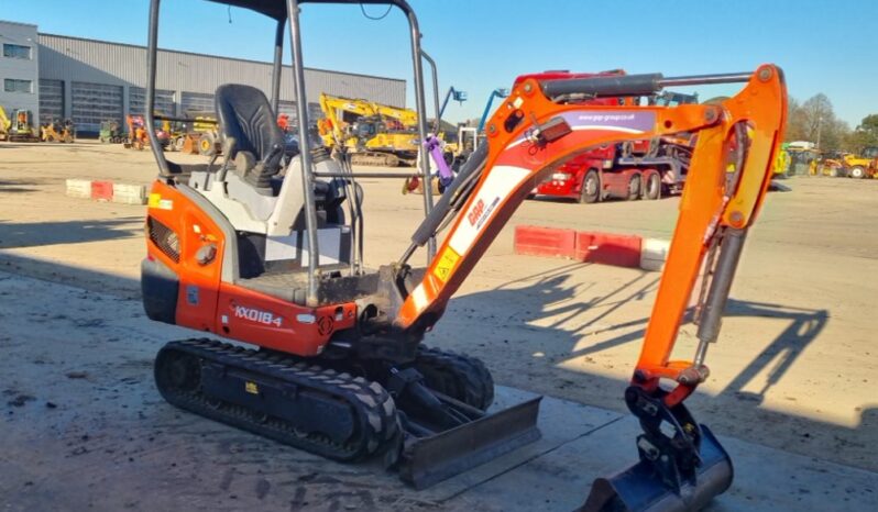 2018 Kubota KX018-4 Mini Excavators For Auction: Leeds -27th, 28th, 29th, 30th November 24 @ 8:00am full